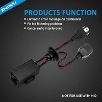 D-Lumina H4 LED Fényszóró Canbus Dekóder - Villogásgátló Kábelköteg, Hibaelhárító Adapter Készlet, 16V, 2 db 4