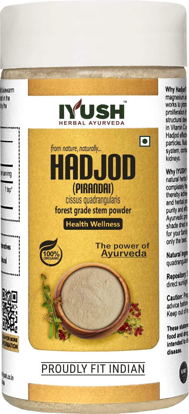 IYUSH Herbal Ayurveda Hadjod Powder - 100gm (B07ZXDZ32D) Amazon Price History, Amazon Price Tracker