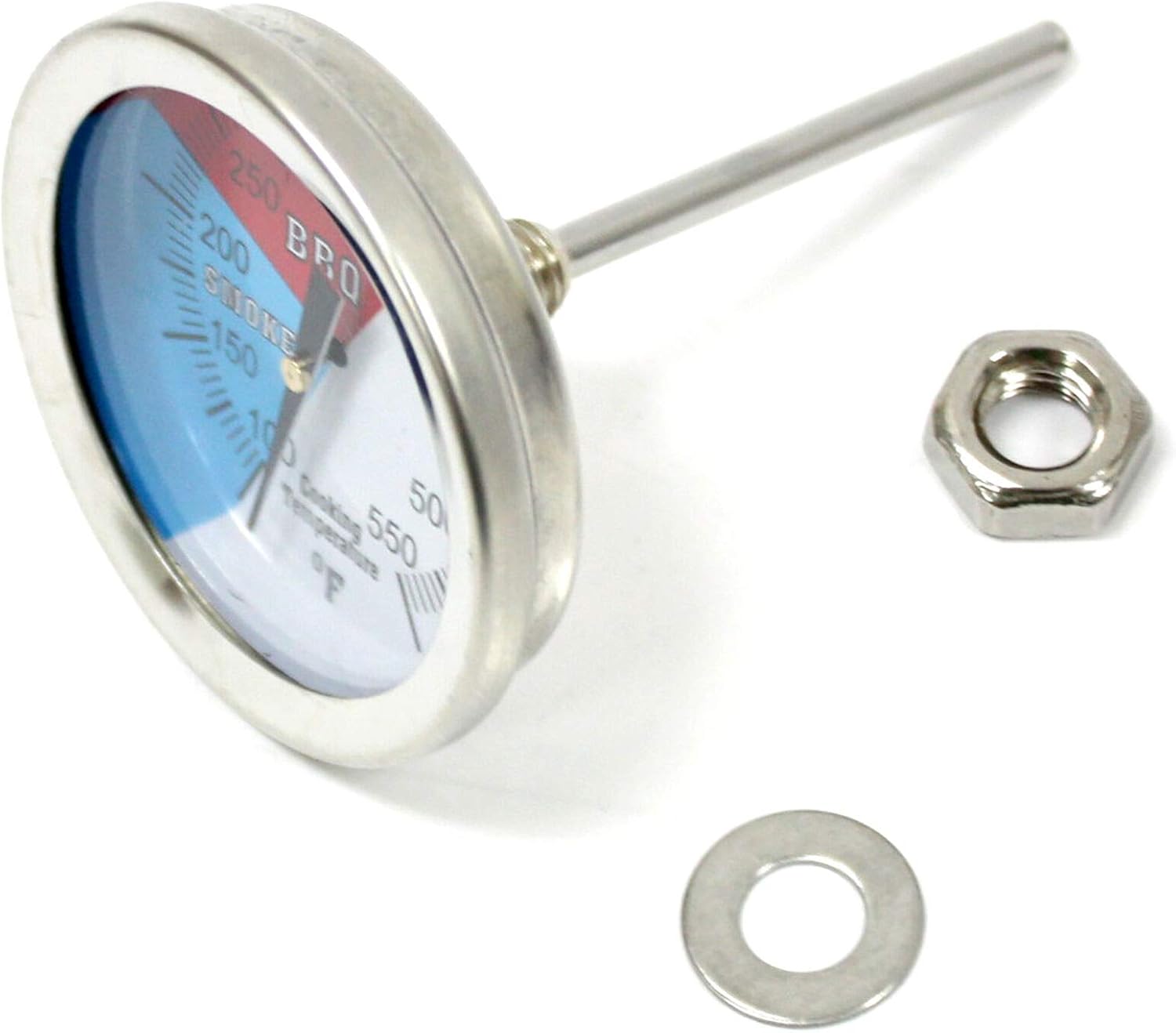 NEW 2" Temperature Gauge Thermometer for Barbecue BBQ Grill Smoker Pit Thermostat,Jikkolumlukka