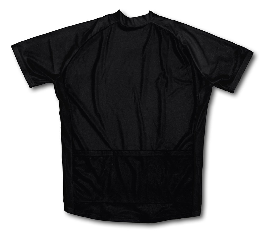 ScudoPro Black Short Sleeve Cycling Jersey for Youth - Size M