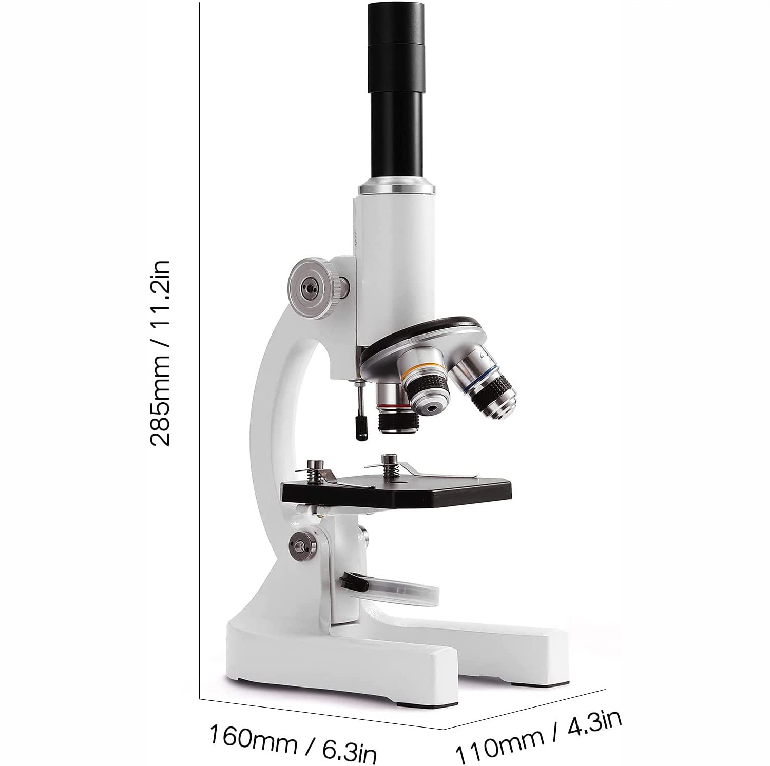 Monokulares Optisches Mikroskop Grundschule Wissenschaft Experimentelle Biologie Unterrichts-digitalmikroskop, BiologieLehre Mikroskop Geschenke,30000-+10Specimen
