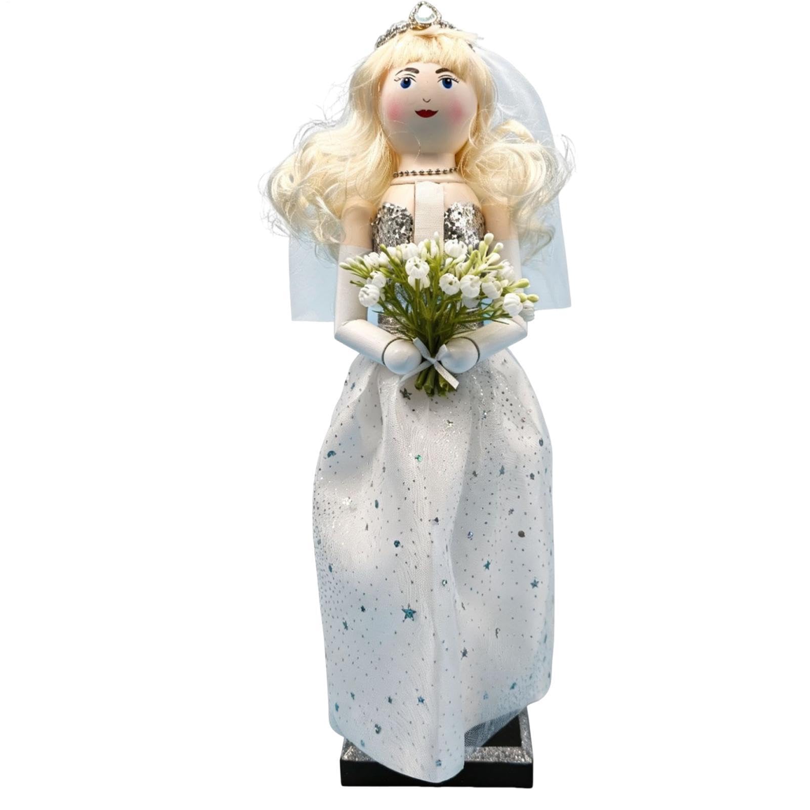 Figurines Casse-Noisette Décoration Romantique En Bois Pour Les Fêtes