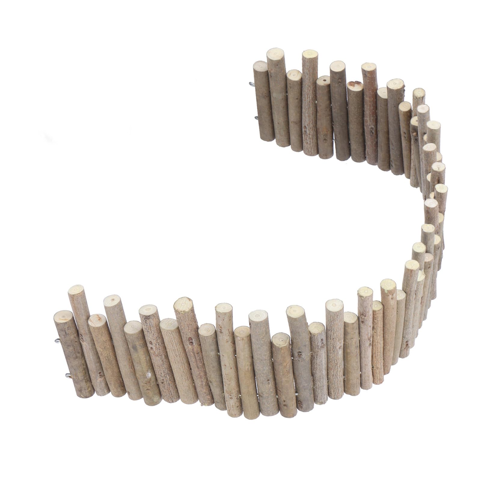 ANKROYU Valla De Madera Para Hámster, Juguete De Puente De Escalera Para Ratas, Jaula Para Mascotas, Escondite Natural De Escalera De Madera Para Animales Pequeños, Cabaña De Escondite De Madera(30cm)
