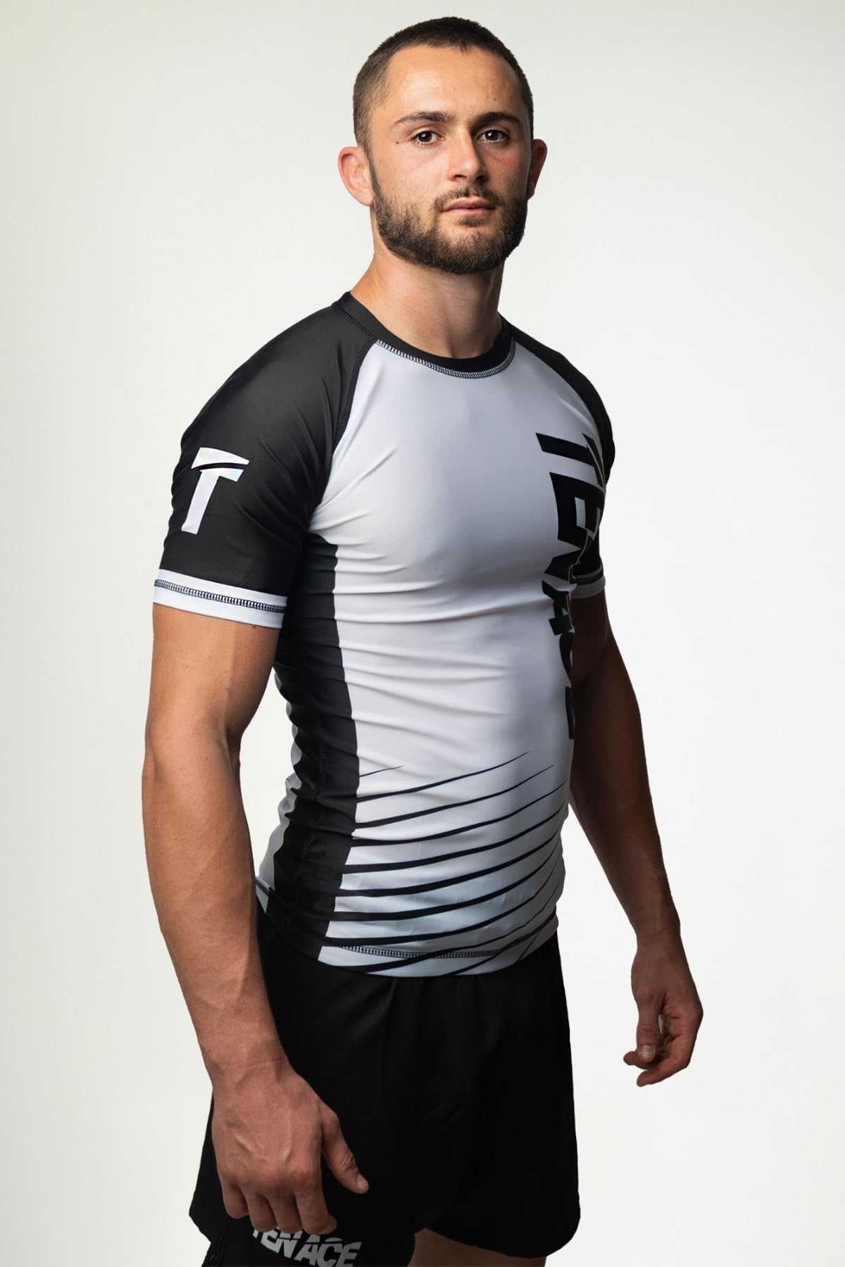 Tenace Camiseta Compresión Diseño Jiu Jitsu Competición - Rashguard para Entrenamiento MMA, BJJ, Grappling