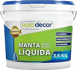 Manta Liquida Impermeável para Pisos e Paredes - 3,6Kg - Crômio