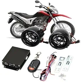 Alarme Moto Bluetooth Anti-Furto com Controle e Caixa de Som