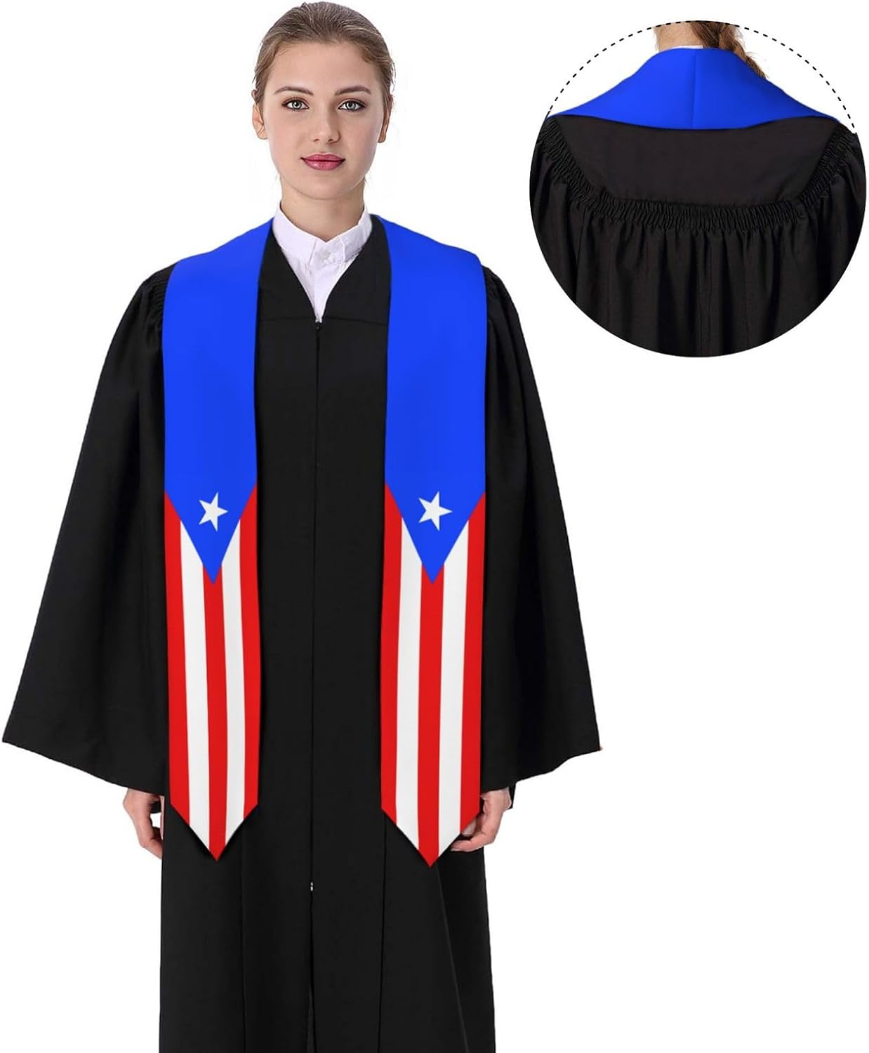 National Flag Graduation Stole, Graduation Sash Scarf For Study Aboard International Students, Stole For Graduation