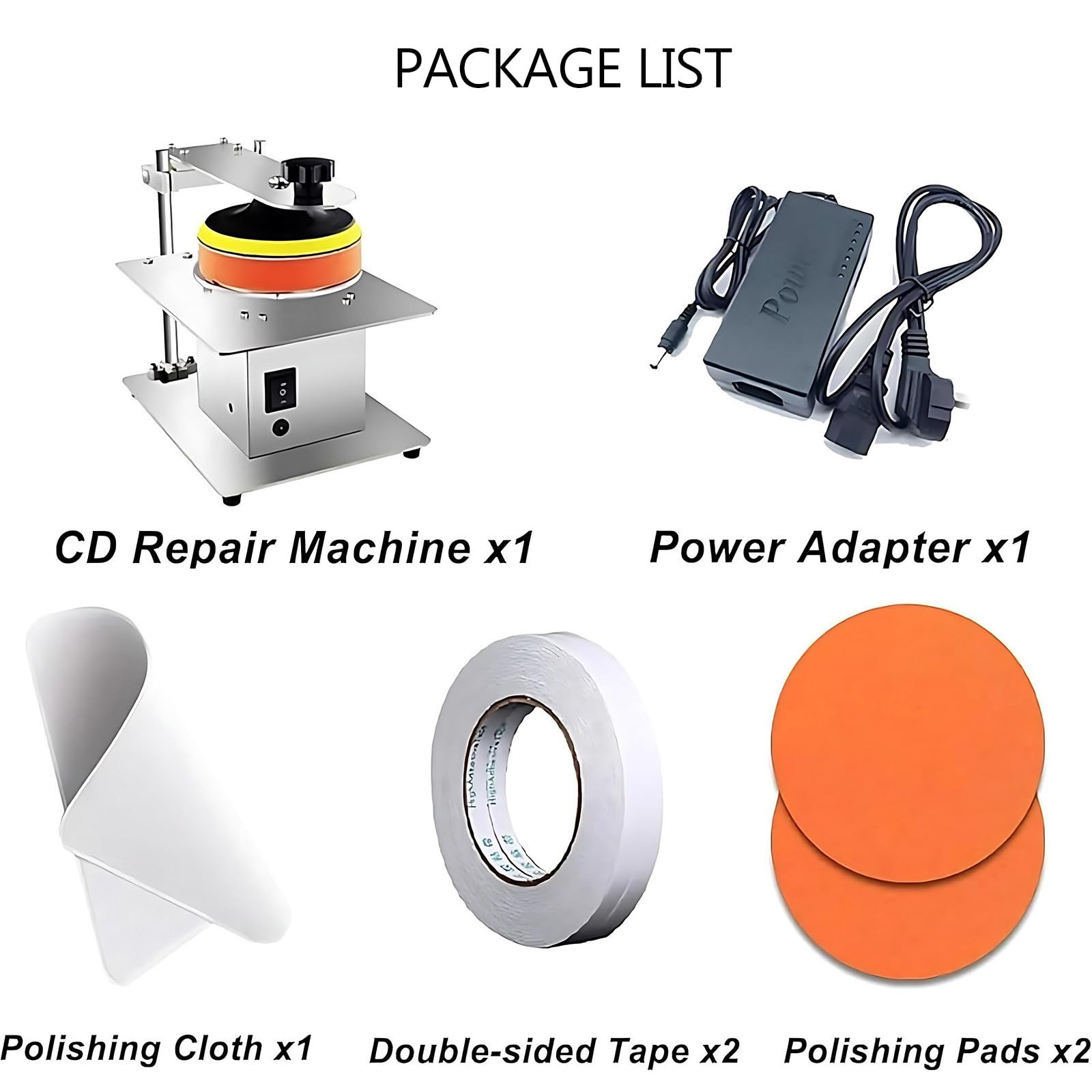200W Disc Polierer CD DVD Reparatur Schleifmaschine Kratzer Entferner & Datenwiederherstellung Werkzeug für Disc Restaurierung