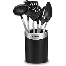 Cuisinart CTG-00-BCR7 Barrel Crock with Tools, Black/Silver, Set of 7, 15" x 5.5" dia