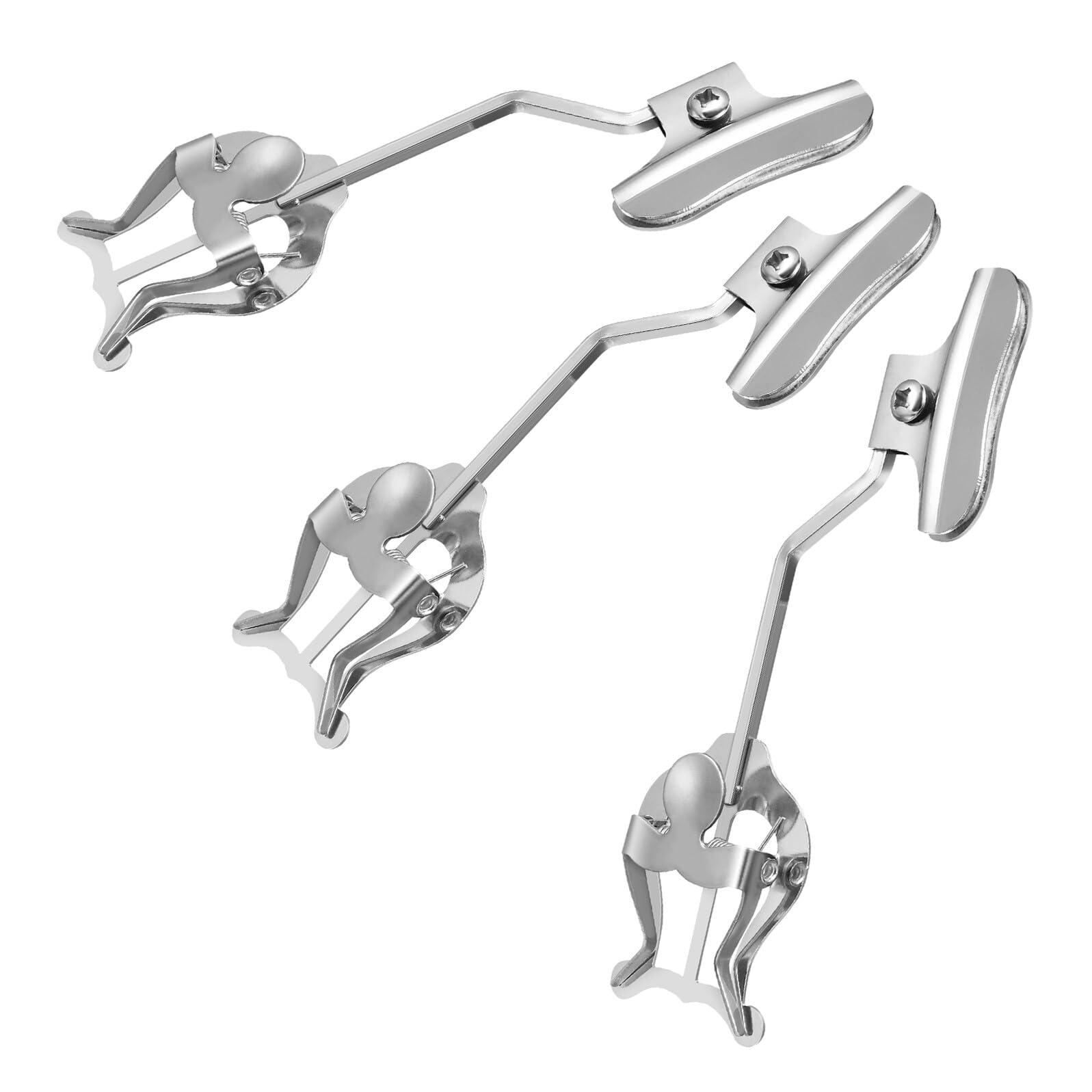 3 Stück-pack Marsch Notenklammer aus Metall für Trompete und Posaune Stabile Klemmen mit Maximaler Sichtbarkeit für Konzerte und Schulparaden