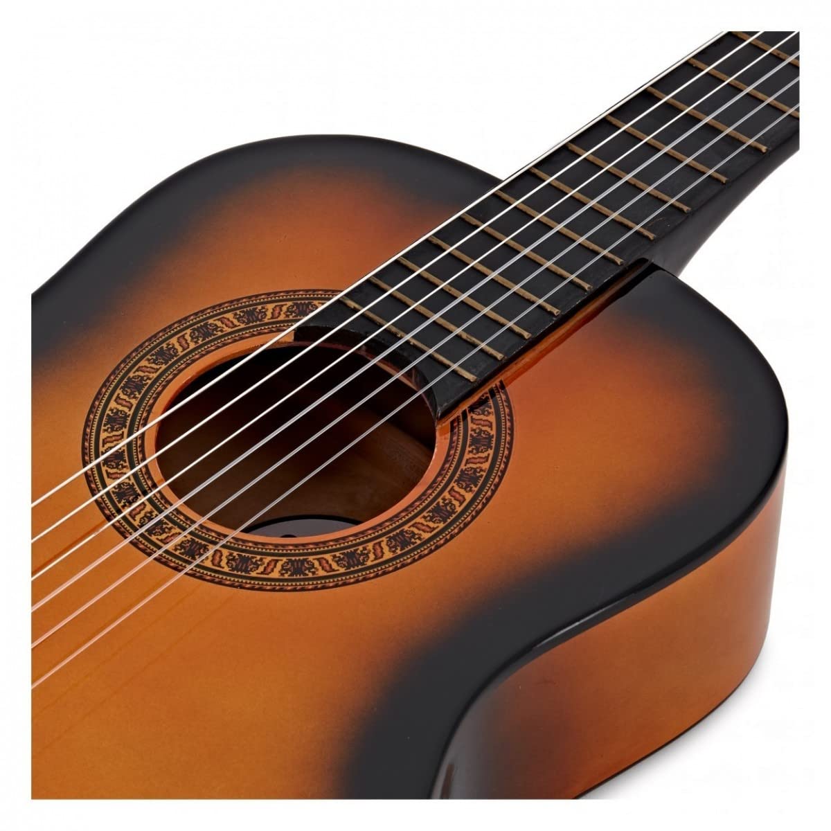 Gear4music Guitarra clásica tamaño 3/4 con cuerdas de nailon Edad 8-12