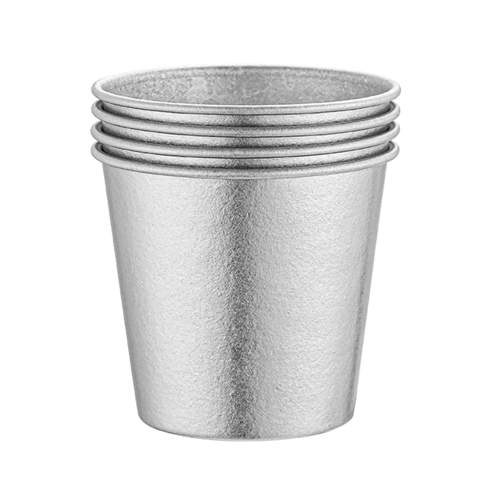 Eacam Ti Camping Cup Tazza da Campeggio in Titanio Tazza da Bere in Titanio 200ml caffè Pure Ti Esterno Monostrato con Interno Liscio per (Quattro Tazze Stile Fiore di Ghiaccio)