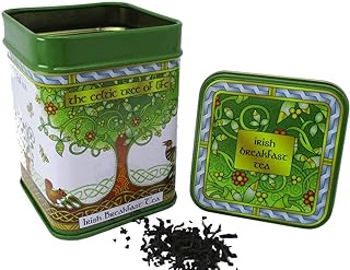 Royal Tara Irish Breakfast Loose Leaf Tea - Black Blend Tea - Celtic Tree of Life Ireland Beverage Net Weight: 40 g Gross Weight: 95 g