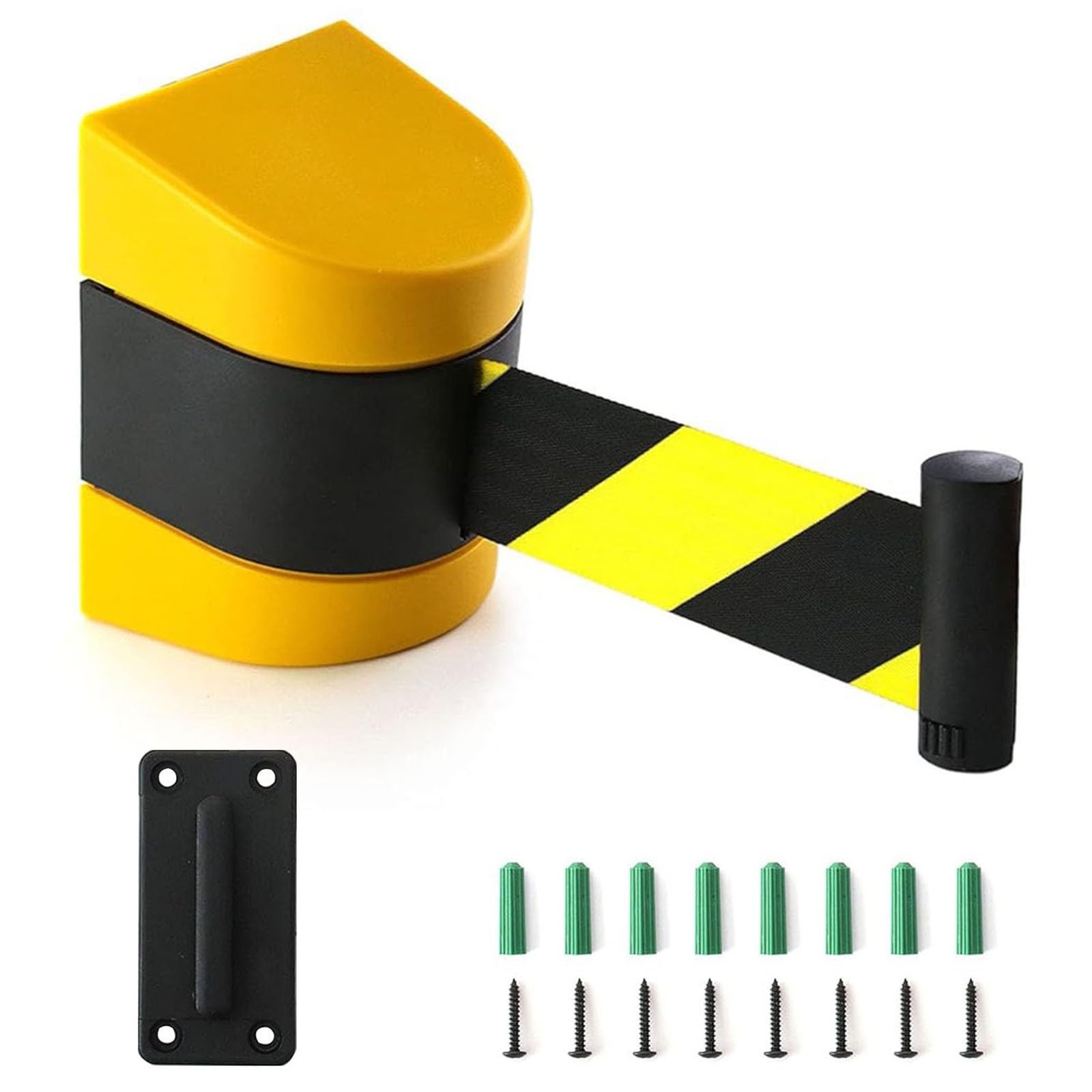 Barrière murale rétractable pour organiser les files d'attente en hôtel et aire de jeux