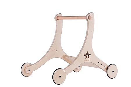 URCHAAG - DIY Wooden Walker for Baby, Portable & Ecofriendly Kids Push Walker Best for Boys & Girls Above 9 Months