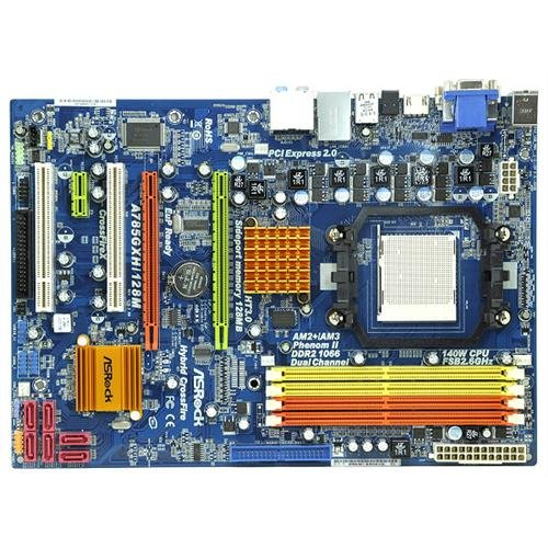 Asrock Scheda madre A785GXH/128M socket AMD AM2+ 785G/SB710 4X DDR2 Memoria ATX