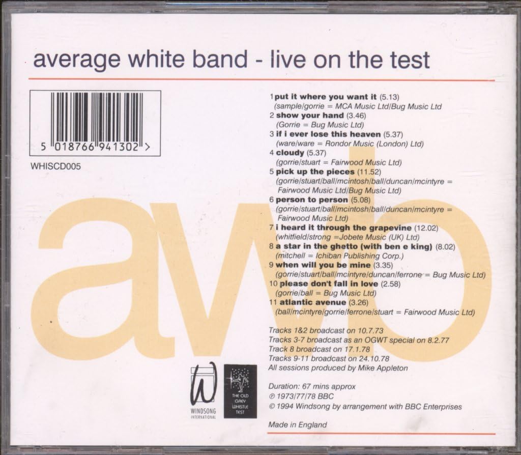 Live On The Test
