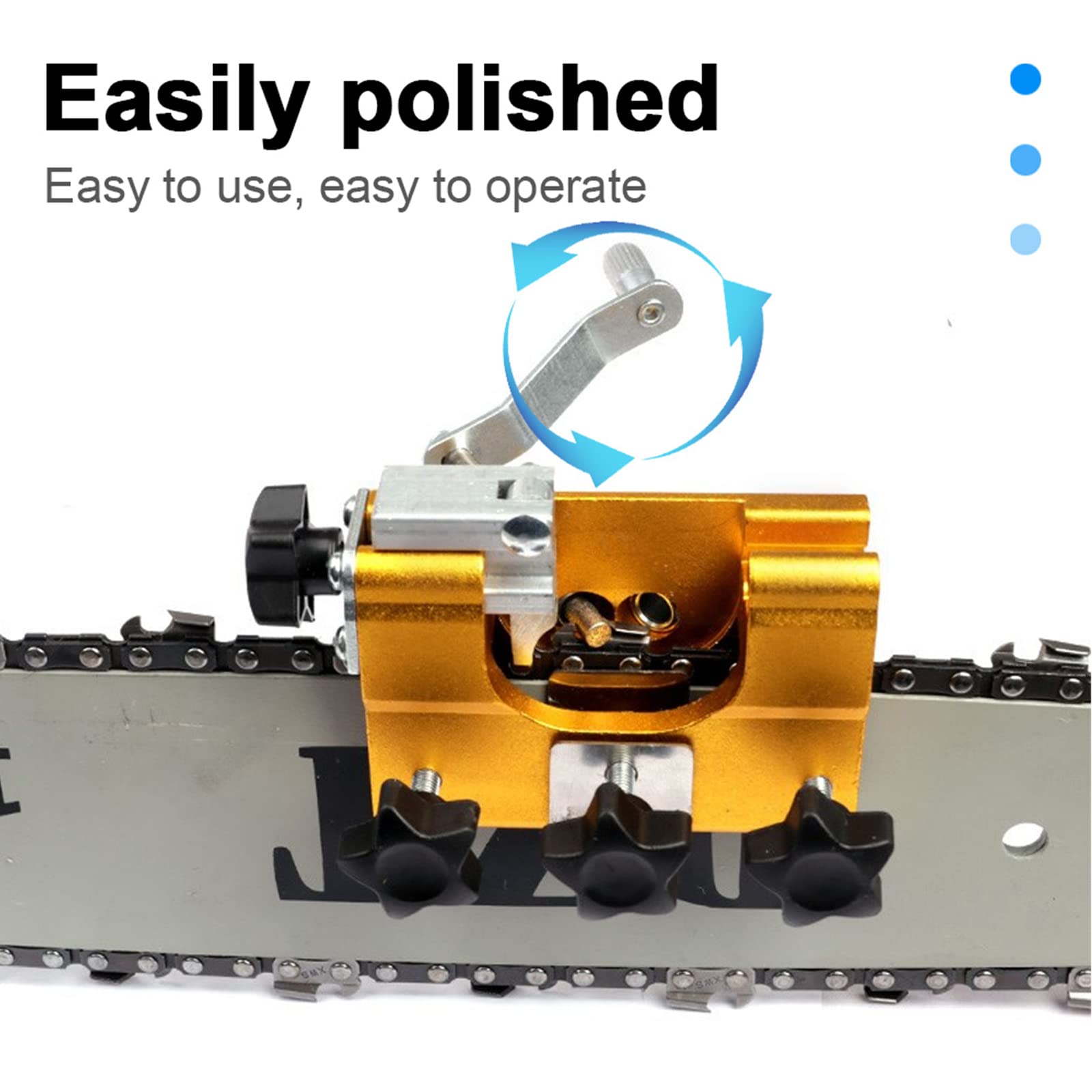 Affila Catena Motosega, Affilacatene Per Motosega, Affilatrice Manuale Portatile Per Motoseghe, Chainsaw Chain Sharpening Jig Professionale Per Tutti Tipi Di Motoseghe Falegnami E Giardinieri