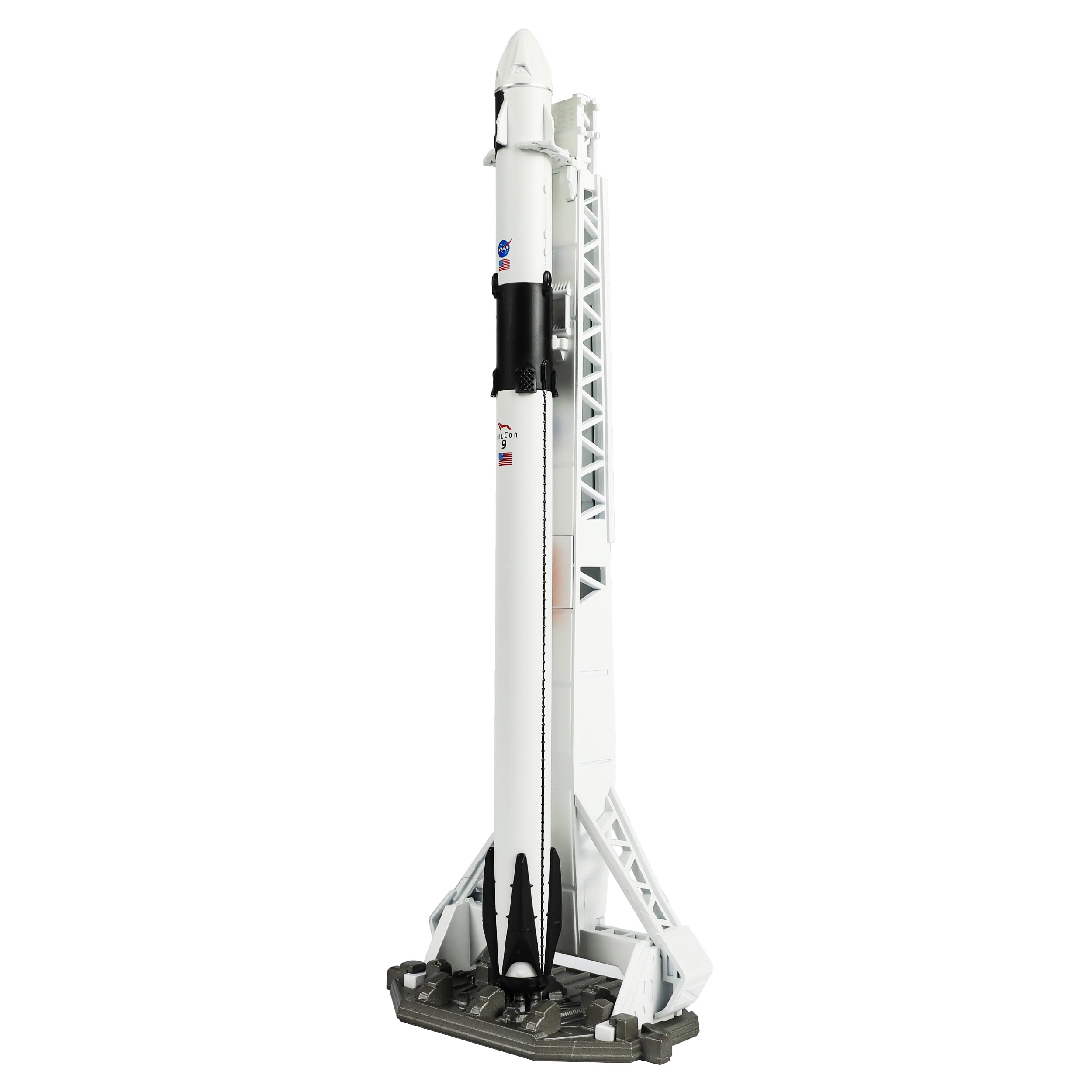 QIYUMOKE 1/200 Spaceship Rocket Model Kit, Compatible with Falcon 9, NASA Model for Space Enthusiasts, Gift or Desktop Display (29 cm H) โ image 1