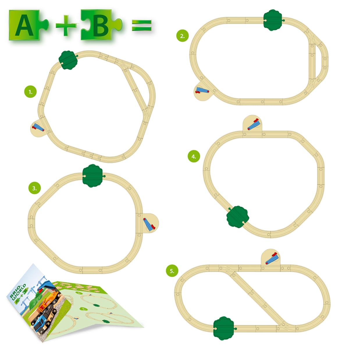 BRIO - Set de Inicio Construccion Levanta y Carga, Circuito Tren, para Niños de 3 Años o más,