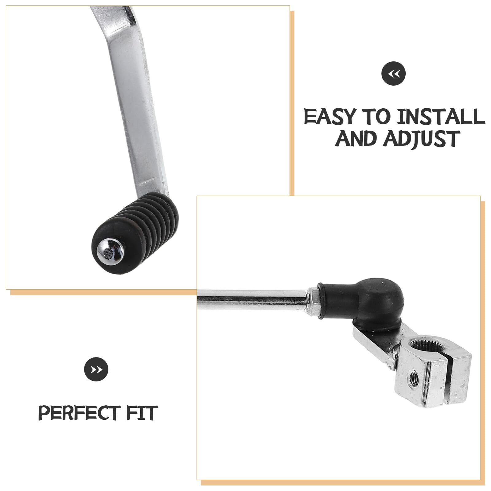 Alipis Palanca de Cambios de Motocicleta Reemplazo de Palanca de Cambios de Acero Inoxidable Compatible con Honda para Reparación de Vehículos