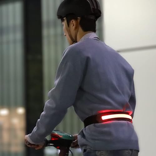 Miniatura 4 de BOIDA - Cinturón reflectante LED, 1 unidad, equipo de alta visibilidad para correr, andar en bicicleta, acampar, caminar y ciclismo, recargable por