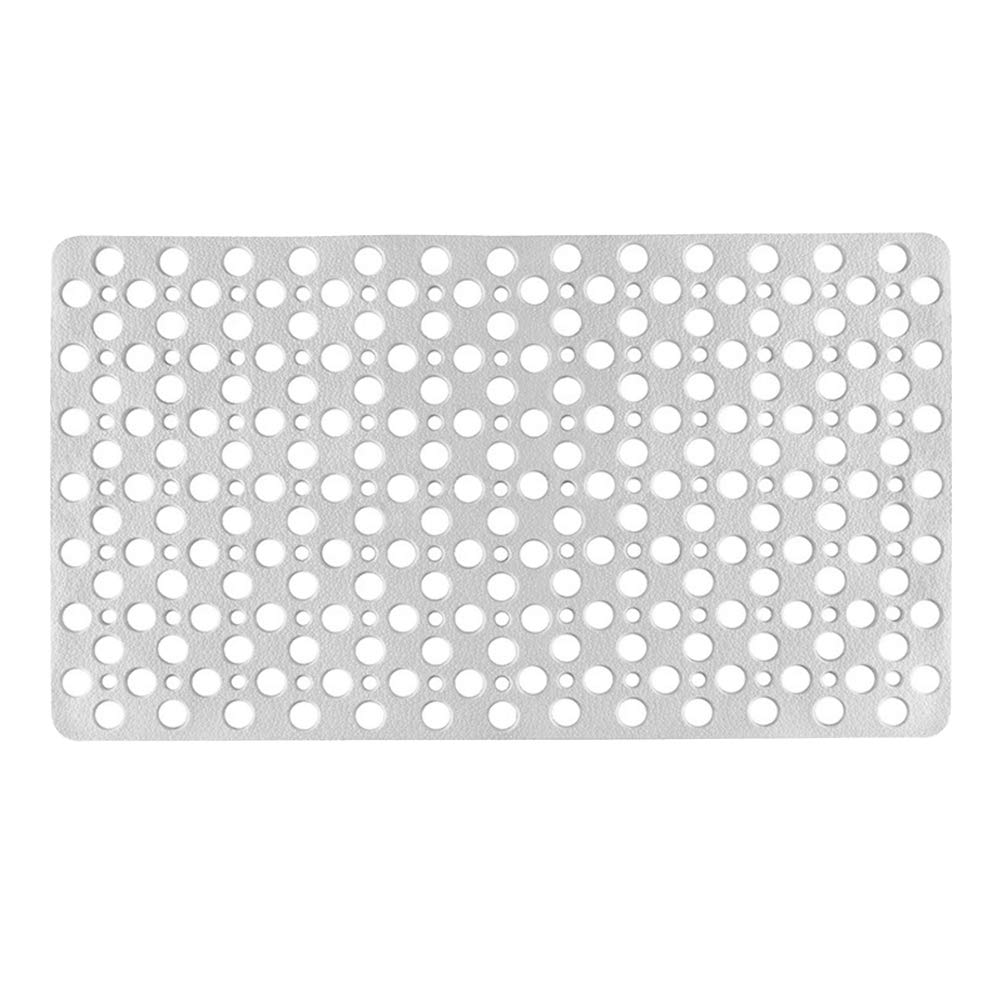 Tapis antidérapant pour salle de bain haut de gamme blanc TOYANDONA