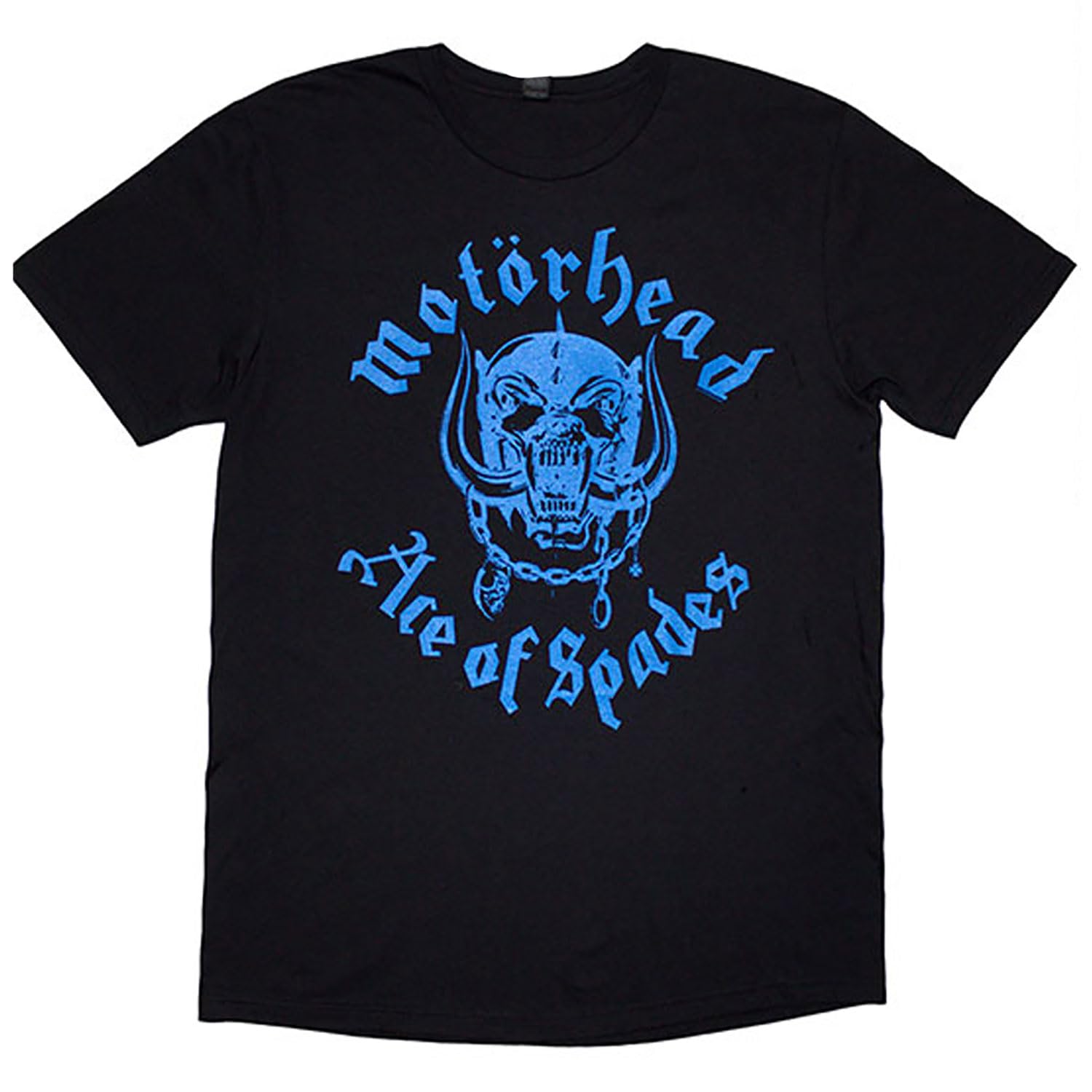 Rock Off Black Motorhead - Ace Of Spades Lyric - T-Shirt (Back Print) - Cotton - Size Xl - Officially Licensed Merch
