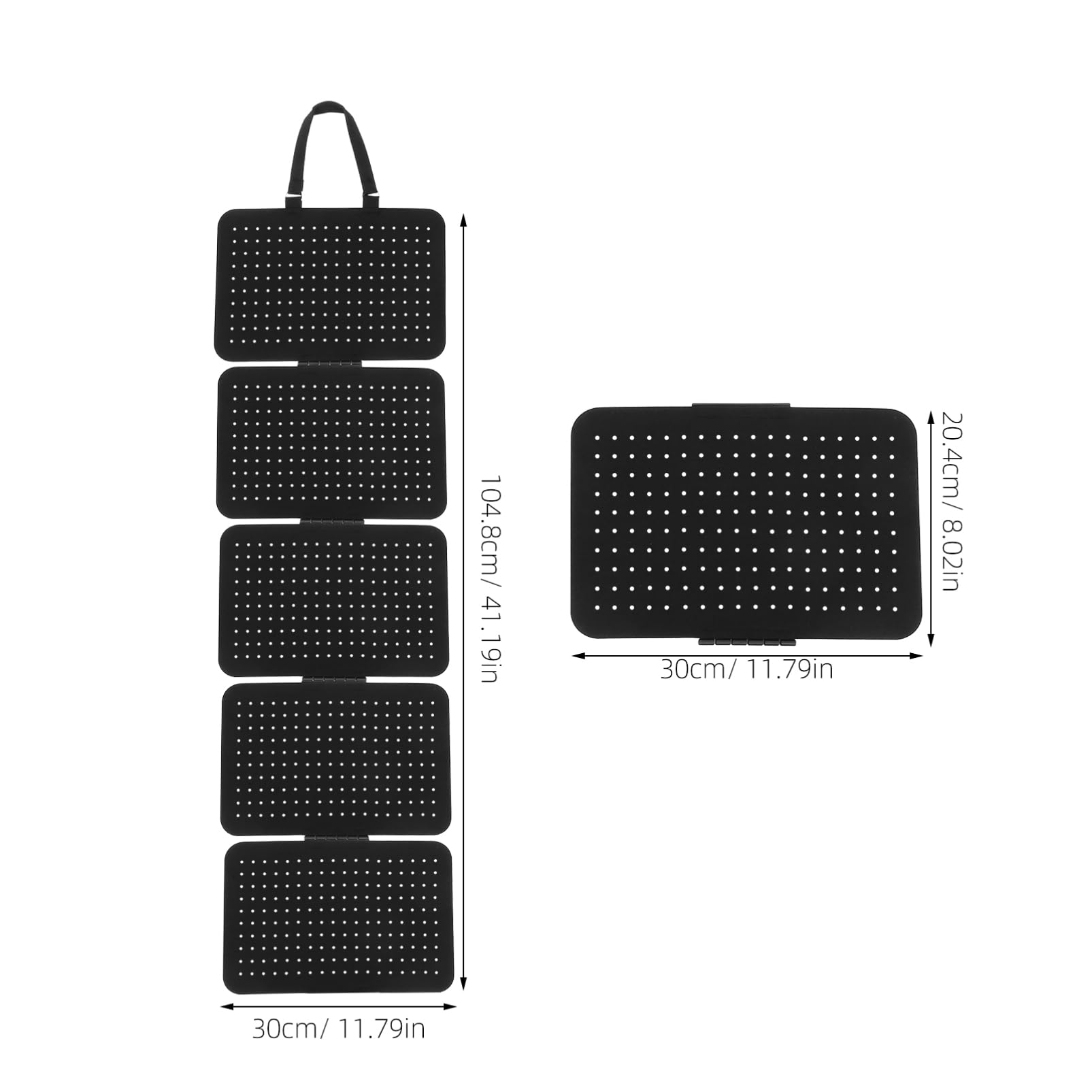 Unomor 1Set Wall Hanging Jewelry Organizer Felt Display Board for Earrings Necklaces Enamel Pins Brooches Layout for Home Commercial Use Storage