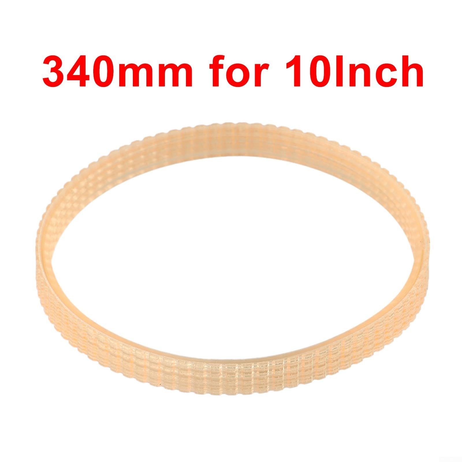 Cinghia di trasmissione per a nastro per lavorazione del legno, cinghia di trasmissione di ricambio con nervature a V, adatta per seghe a nastro da 25,4 a 30,5 cm, impermeabile (340 mm per 25,4