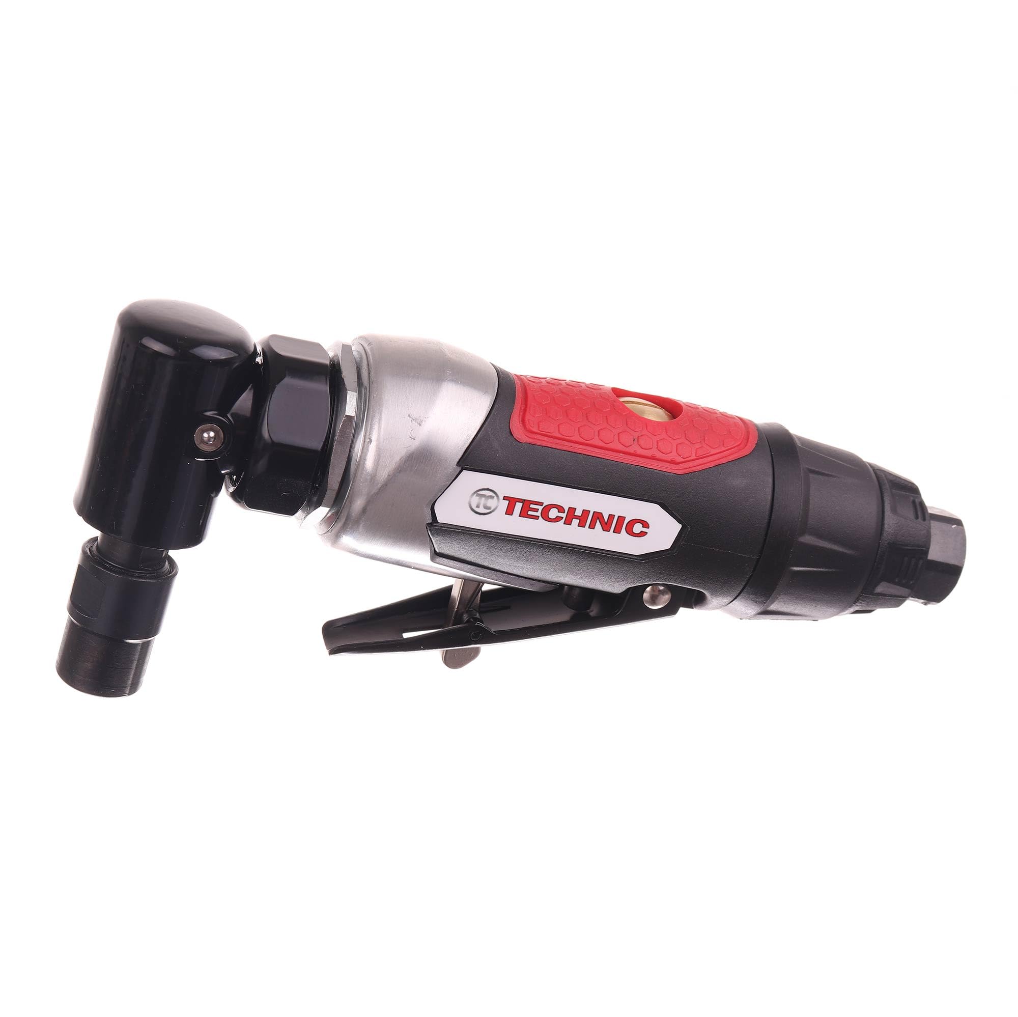 TC TECHNIC - Druckluft Stabschleifer, Luftschleifer Geradschleifer Set mit Accessoires - Satz Schleifsteine in vielen Formen - 6mm und 3mm, Druckluft Schleifgerät - 20.000 Umdrehungen pro Minute