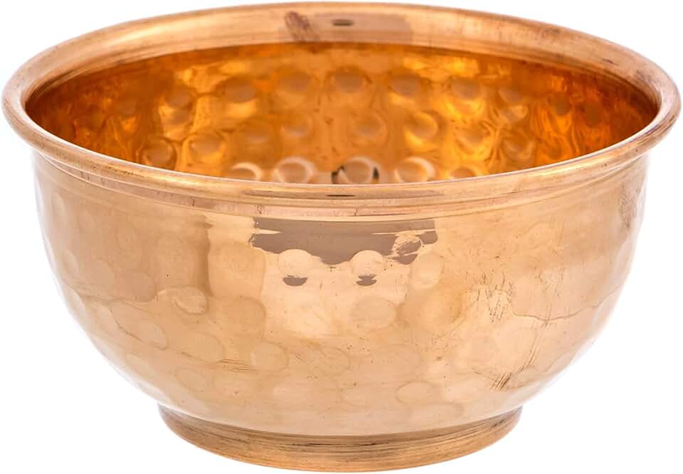 Pure Copper Hammered Offering Bowl For Altar Use Meditation Yoga Burning Incense Rituals Incense Smudging Decoration
