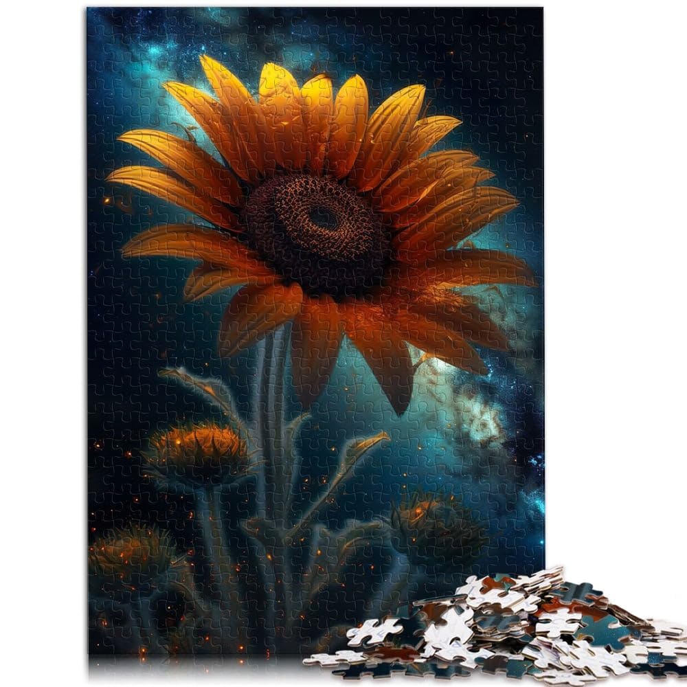 Jigsaw Puzzles Girasole Via Lattea Galaxy Puzzle 2000 Pezzi Adulto Jigsaw Puzzle 27.7 "x100cm Grigio Card Puzzle Per Adolescenti e Adulti gioco di sfida unico