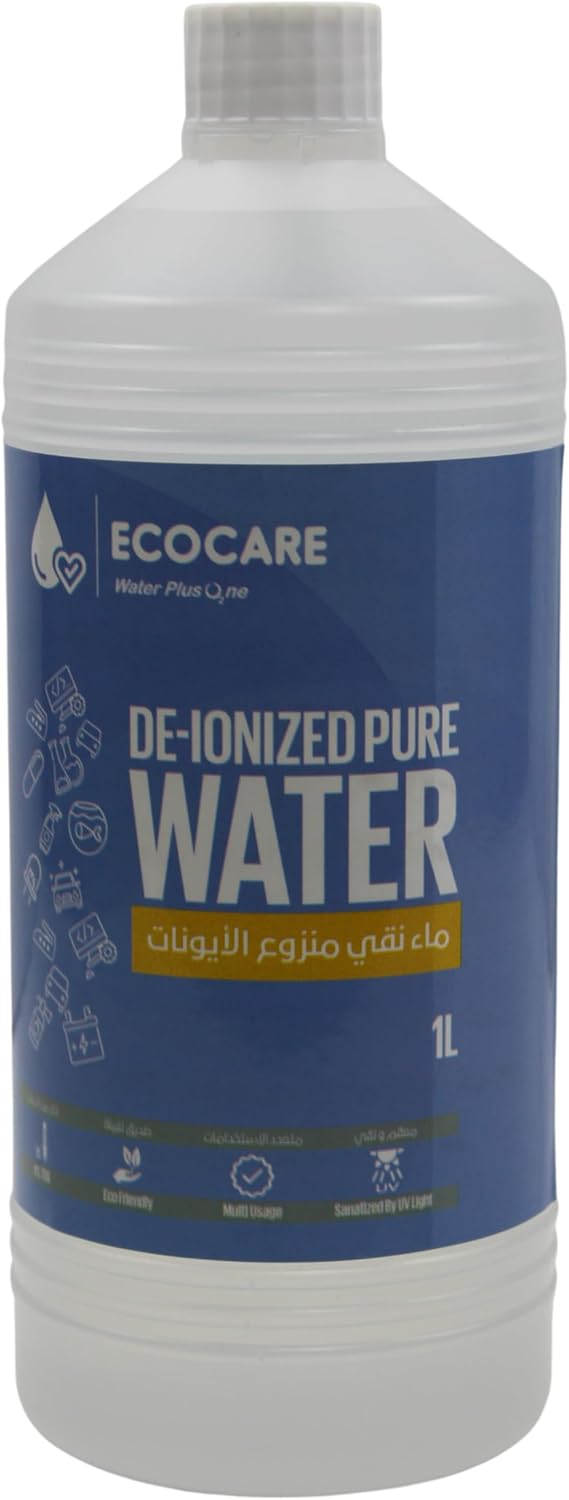 1 Liter HDPE Bottle Deionized Pure Water for household,industrial