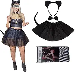 Fantasia Halloween Feminina Gata Cosplay Gatinha Carnaval