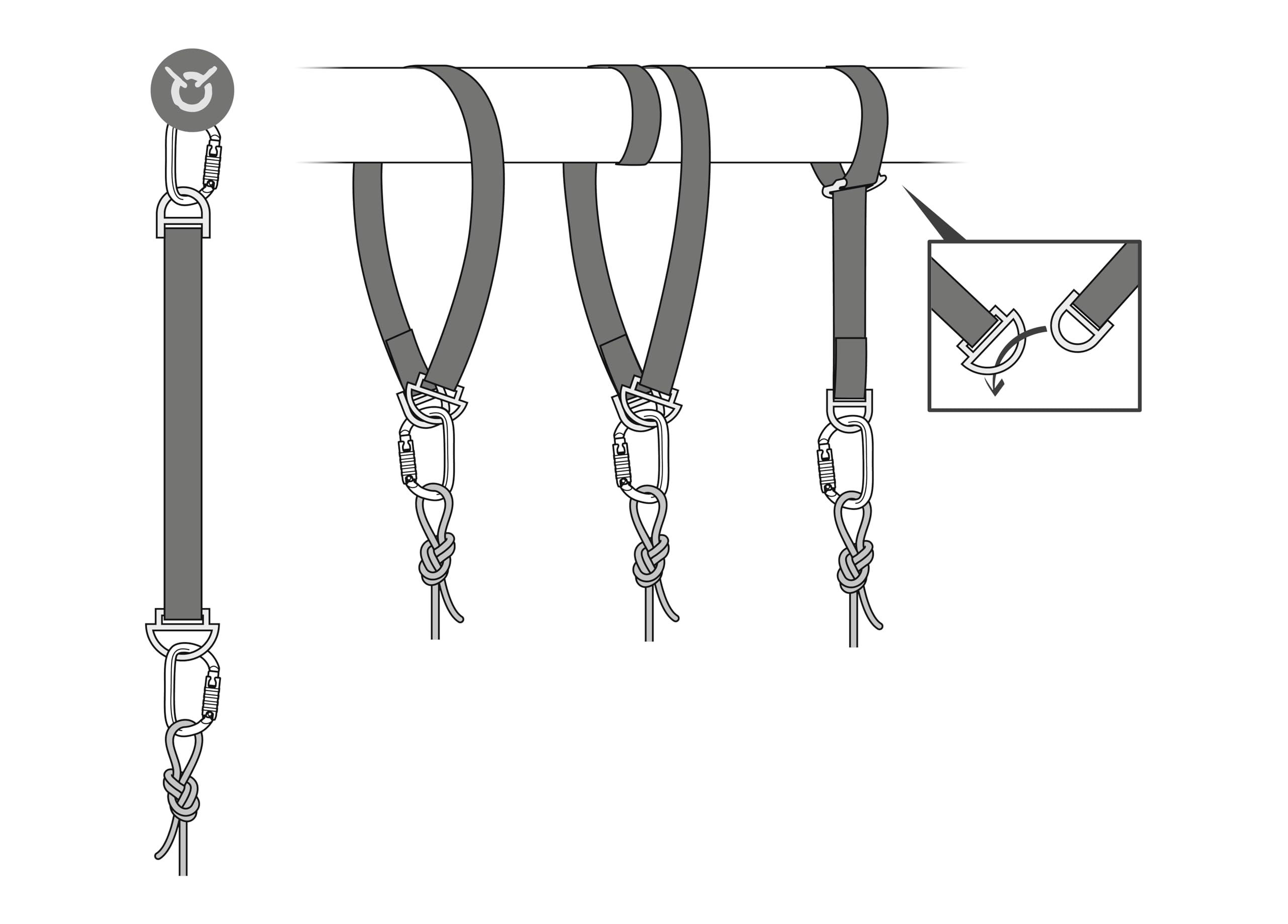 Petzl Connexion Fix Unisex akcesorium wspinaczkowe dla dorosłych - wielokolorowe, UNI