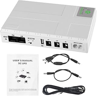 Router High Power Supply, 12 V Router Adaptor With Efficient Supply, Mini Power Supply For Router, Mini Ups Battery Backup Uninterruptible Power Supply For Router, Router Adaptor With Efficient