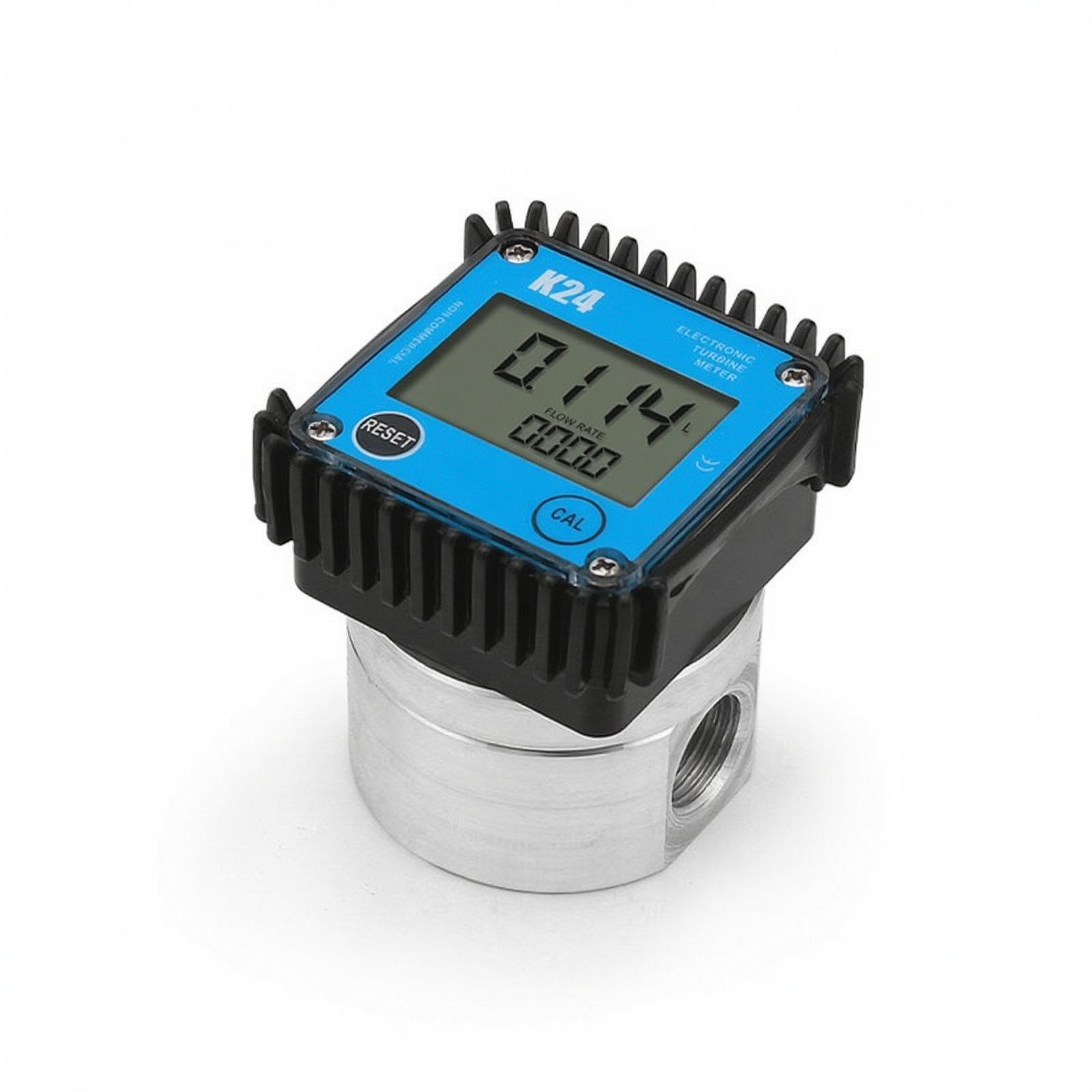Stream Measurement Meter with Digital Display Display Compact Digital Stream Measurement Meter Accurate for Technicians, Technicians, Fluid Handling G1/2 Int Hp 0.1-10l-image-14