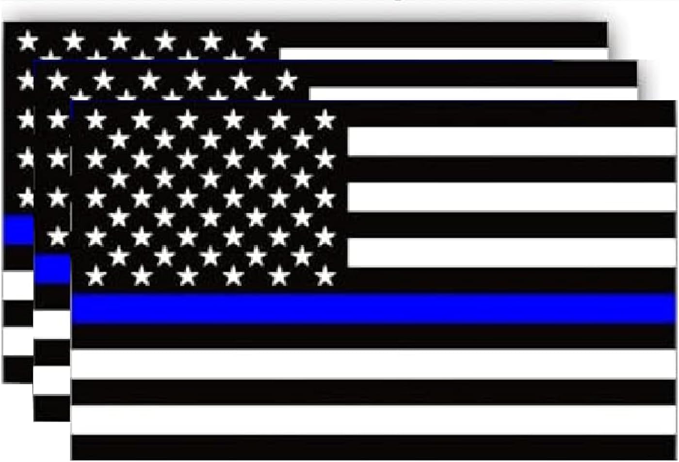 American Flag Reflective Decal - 3M Vinyl Bumper Sticker For Car, Truck, Helmet, Laptop (2"x4")