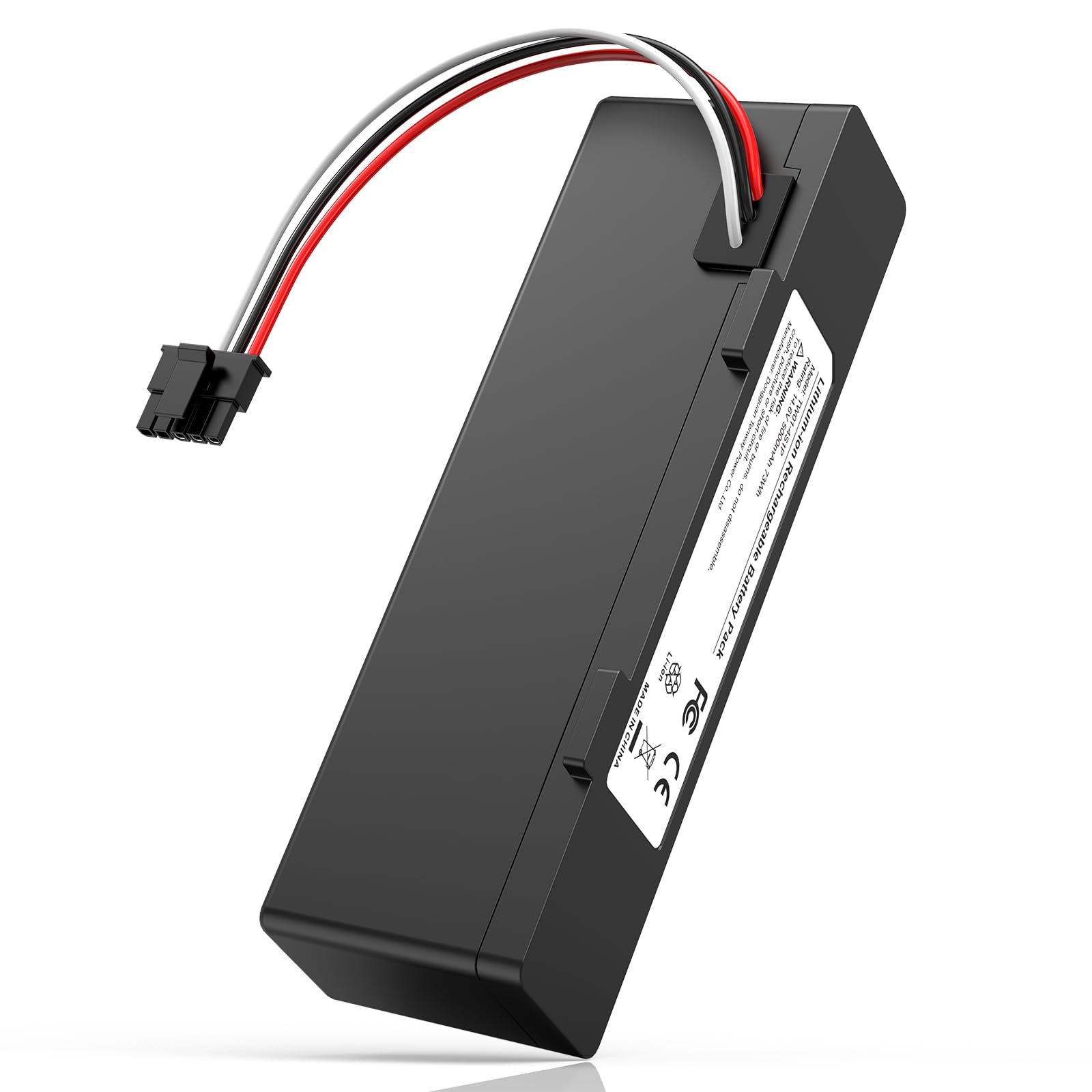 ASUNCELL Batteria agli ioni di litio da 6500mAh per Xiaomi Mop 2S / Mop Pro/Mop P Robot Aspirapolvere, Batteria di ricambio compatibile con Xiaomi Mijia STYTJ02YM / XMSTJQR2S Robot Aspirapolvere