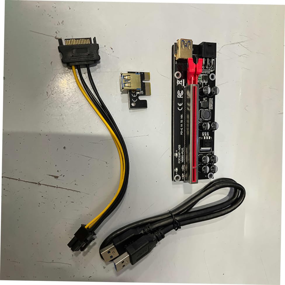 Set de 6 extensores PCI-e para tarjeta gráfica GPU miniatura 4