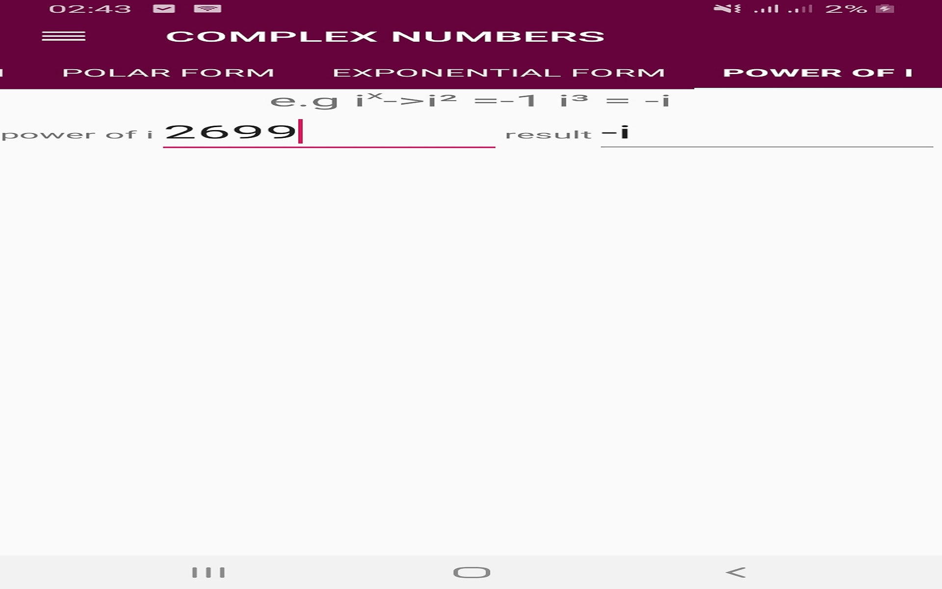Complex Numbers Best Complex Number Calculator App on Amazon Appstore