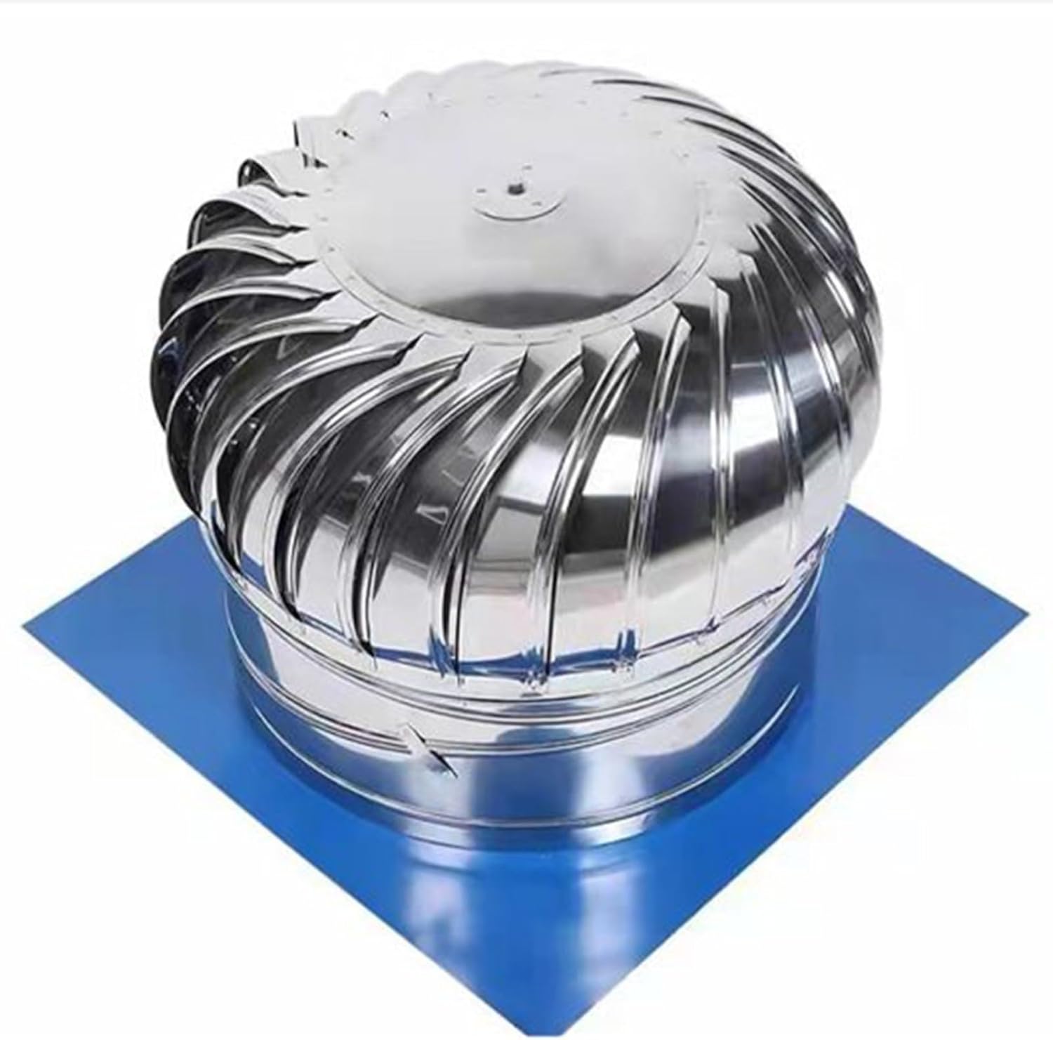 Rotating Chimney Cowl Cap, Fireplace Chimney,Stainless Steel Cowl Bird Guard Spinner Anti Downdraught Top All Purpose Chimney Cowl(Ø200 MM)