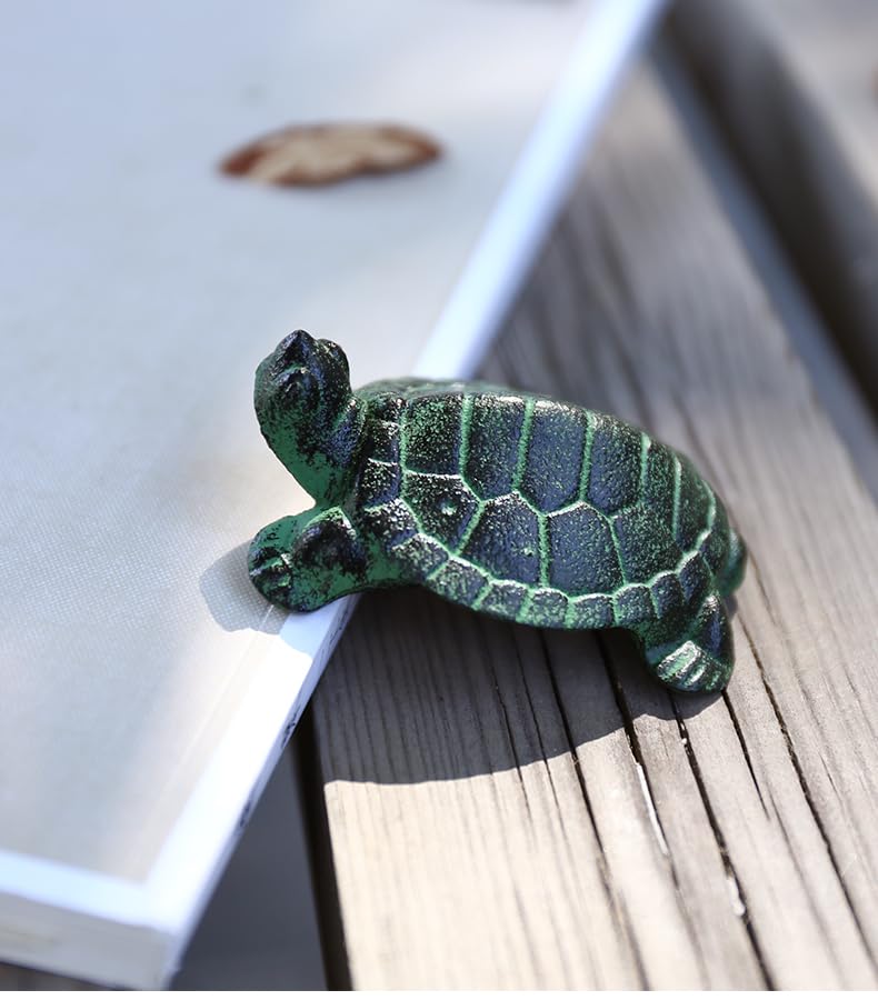 Amazon | 文鎮 亀 カメ匹の造形 カメ鋳鉄文鎮 南部鉄器 置物 動物好き