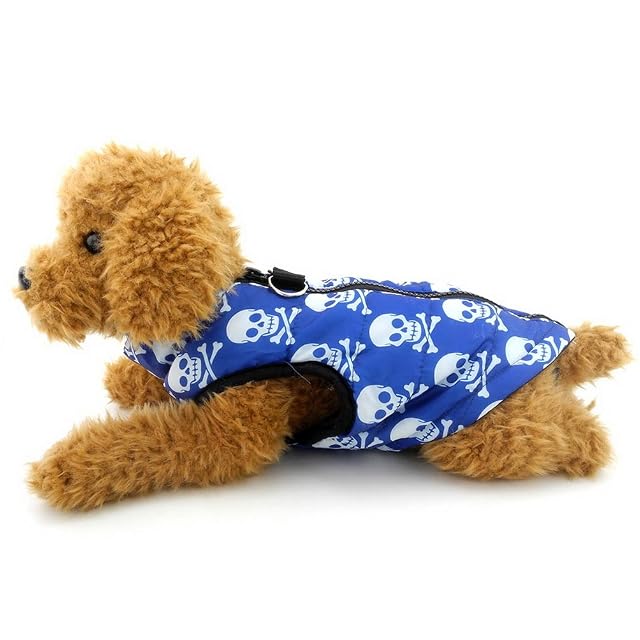 Foto 7 de 8 de SELMAI Abrigo para Perro pequeño con Agujero en el arnés Impermeable Chaleco con Anillo en D Gato Cachorro…