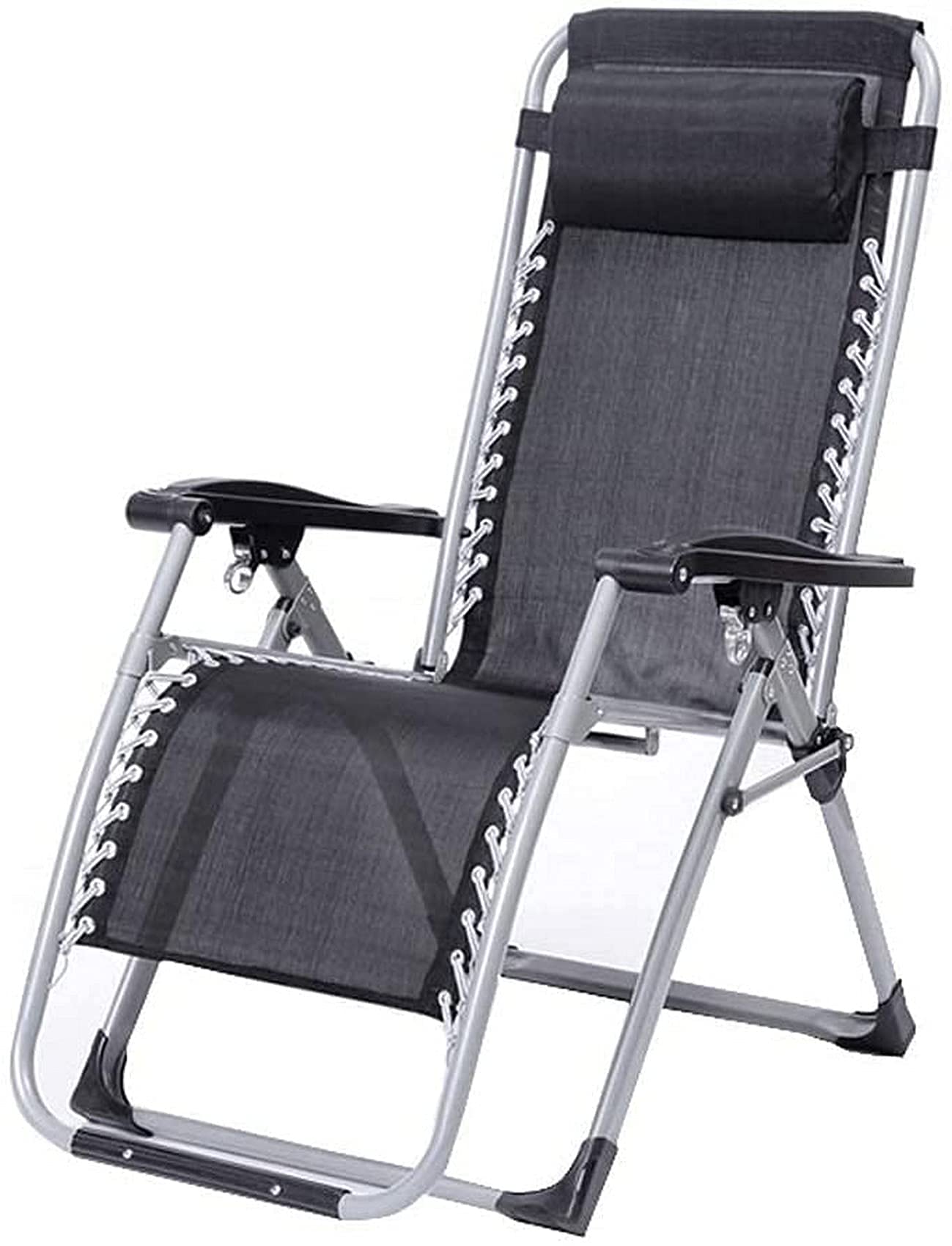 WOTZOV Recliner,Folding Sunloungers Sun Loungers Relaxer Recliner Chairs Zero Gravity Chairs Deck Chairs Sunbed Super-Width Reclining Beach Garden