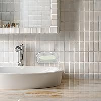 Vista 2 de Home Basics Carrito de ducha y baño con ventosas (jabonera)