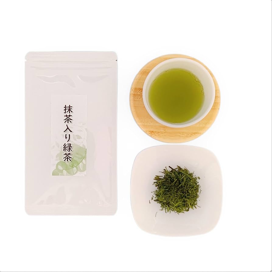 古備前抹茶入れ 上級 抹茶入り玄米茶 碧（みどり） 200g×5袋 送料無料 お茶 緑茶