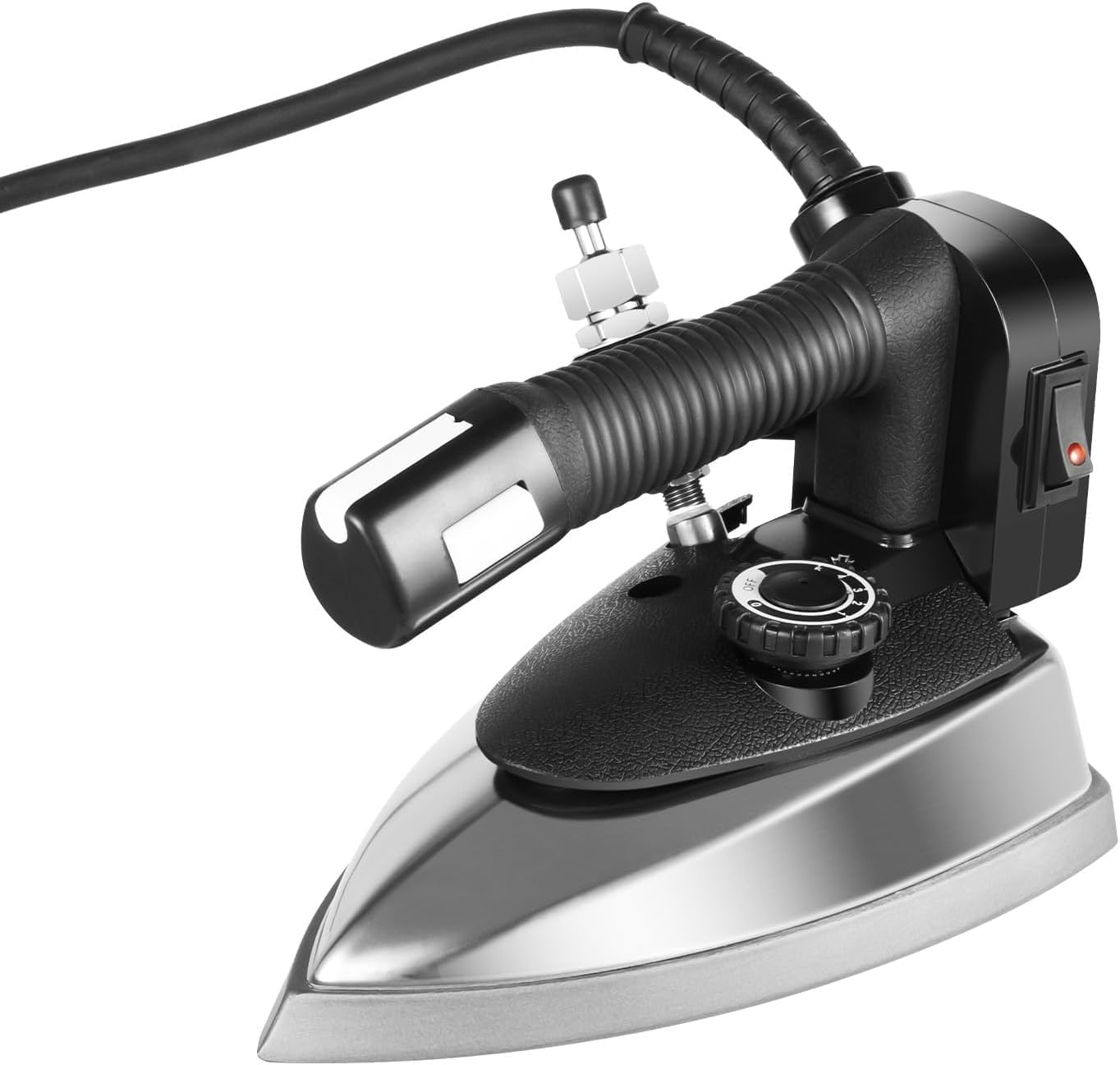 Industrial Electric Steam Iron with 3L/0.79G Water Tank, 1200w, 140~428℉, Industrial Steam Iron Machine for Garment Factories, Curtain Stores, Clothing Shops, Dry Cleaners, Hotels, Or Home Use