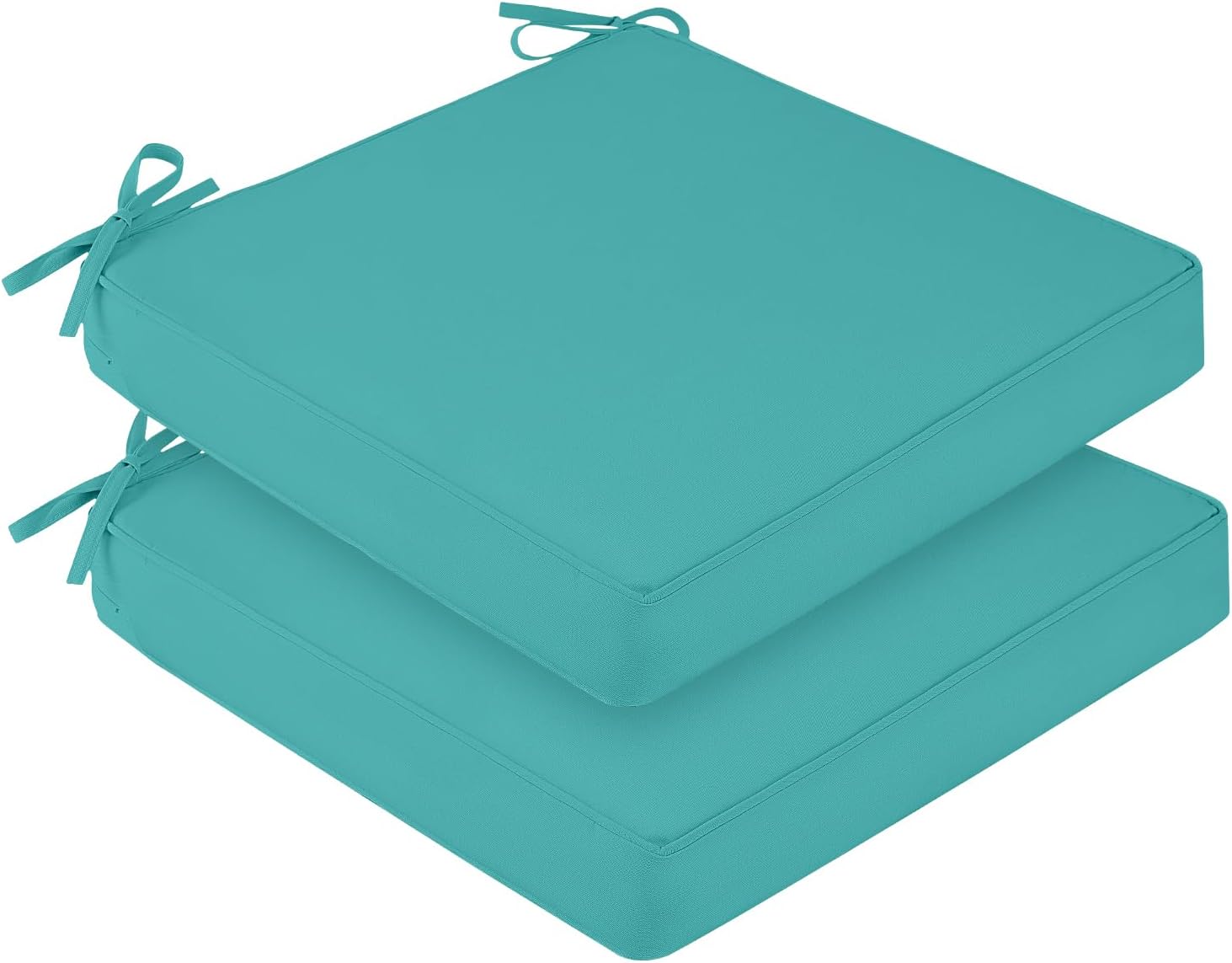 downluxe Outdoor Chair Cushions for Patio Furniture, Waterproof Square